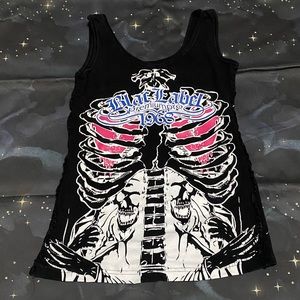 ⭐️3FOR$30⭐️ Blac Label Ribcage tank. Size Small.